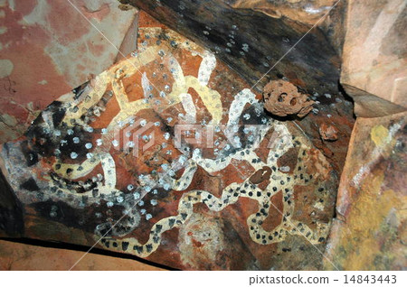 aboriginal rock painting aboriginal rock painting 14843443