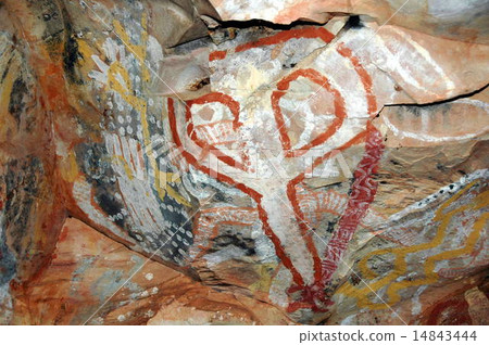 aboriginal rock painting aboriginal rock painting 14843444