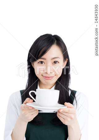 女服務員用咖啡 女服務員用咖啡 14843930