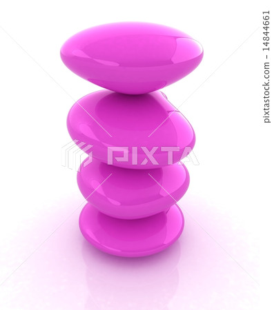 Spa stones. 3d icon Spa stones. 3d icon 14844661