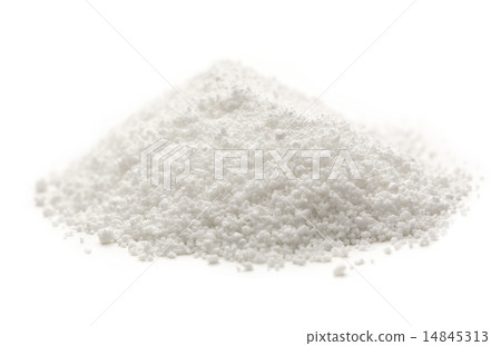 Heap of white crystal salt 14845313