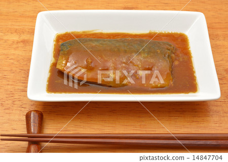 Simmered mackerel with mackerel 14847704