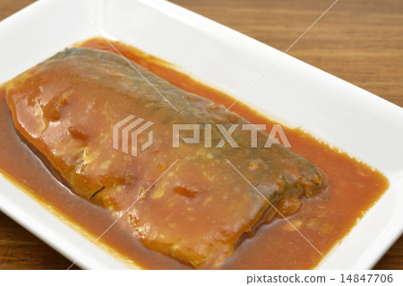 Simmered mackerel with mackerel Simmered mackerel with mackerel 14847706