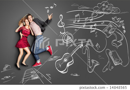 Date and music. Date and music. 14848565