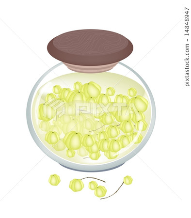 Delicious Preserved Star Gooseberry in A jar Delicious Preserved Star Gooseberry in A jar 14848947