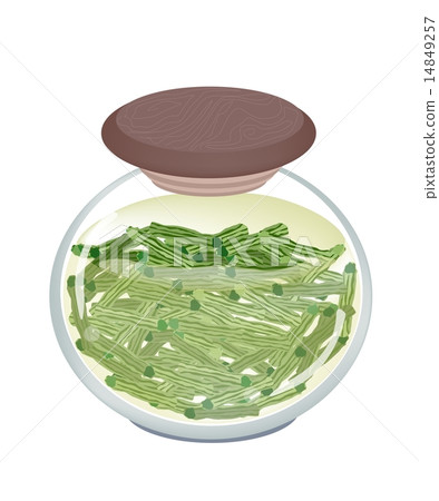 Delicious Pickled Moringa Fruit in A Jar 14849257