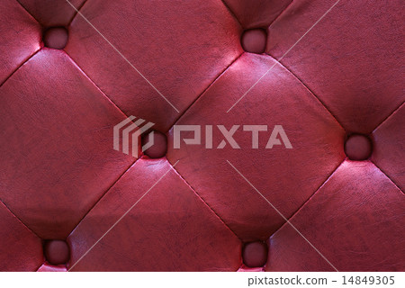 Red leather texture as background 14849305