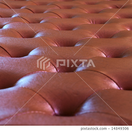 Red leather texture as background 14849306