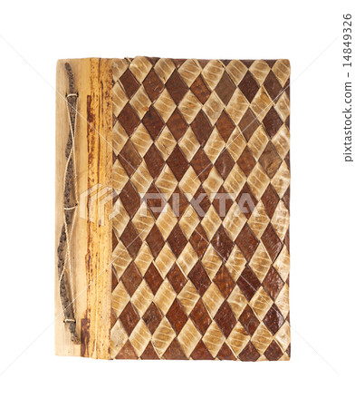 Old crafted book cover isolated Old crafted book cover isolated 14849326