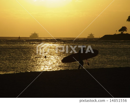 日落衝浪者 14851556