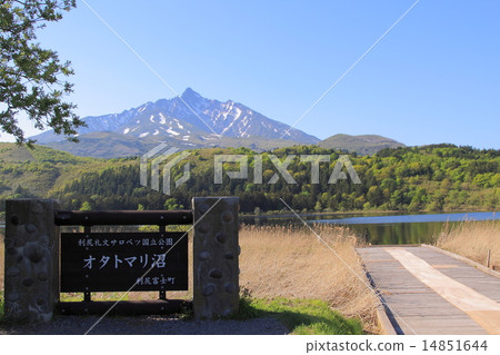 Rishiri Island and Otatomari swamp 14851644