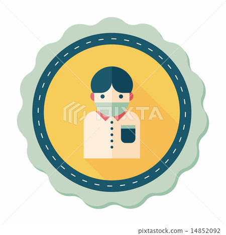 Patient flat icon with long shadow,eps10 Patient flat icon with long shadow,eps10 14852092