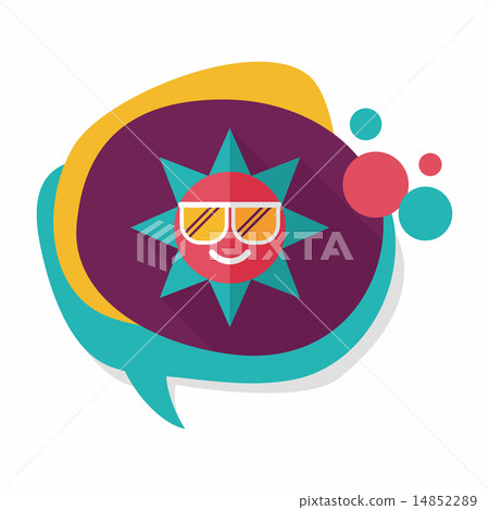 sun flat icon with long shadow,eps10 sun flat icon with long shadow,eps10 14852289