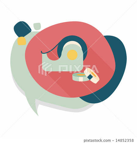 adhesive tape flat icon with long shadow,eps10 14852358