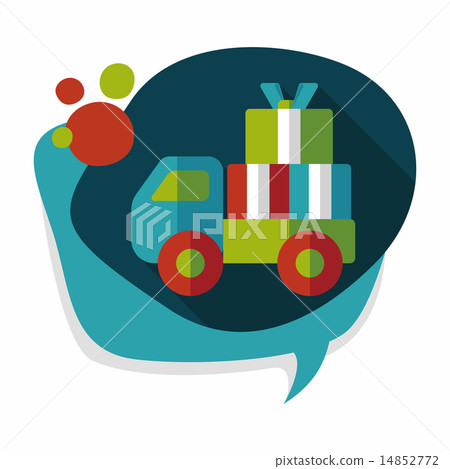 shopping freight transport flat icon with long shadow,eps10 shopping freight transport flat icon with long shadow,eps10 14852772