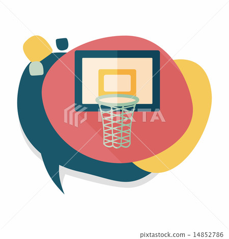basketball flat icon with long shadow,eps10 basketball flat icon with long shadow,eps10 14852786
