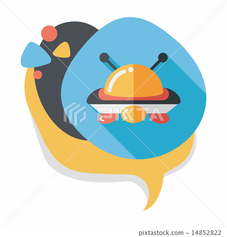 Space flat icon with long shadow,eps10 Space flat icon with long shadow,eps10 14852822