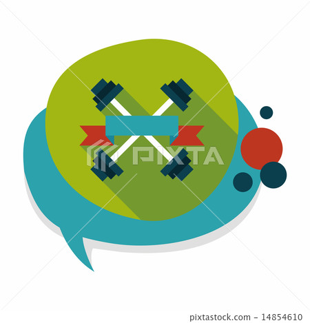 weightlifting flags flat icon with long shadow,eps10 weightlifting flags flat icon with long shadow,eps10 14854610