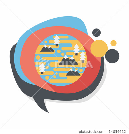 Space planet flat icon with long shadow,eps10 Space planet flat icon with long shadow,eps10 14854612