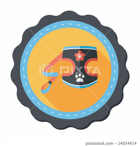 Pet Clothes flat icon with long shadow, eps10 Pet Clothes flat icon with long shadow, eps10 14854614