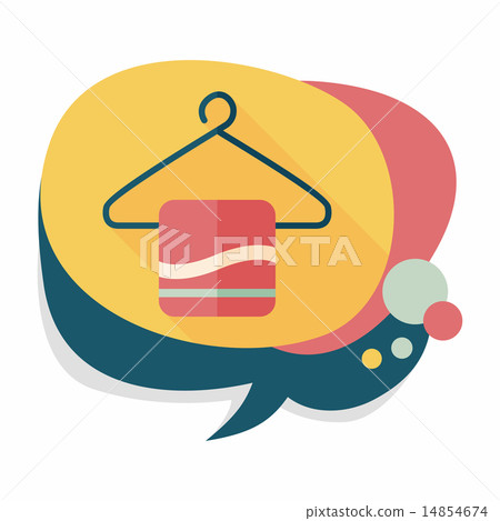 towel hanger flat icon with long shadow,eps10 towel hanger flat icon with long shadow,eps10 14854674