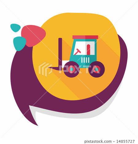 Transportation moving truck flat icon with long shadow,eps10 Transportation moving truck flat icon with long shadow,eps10 14855727