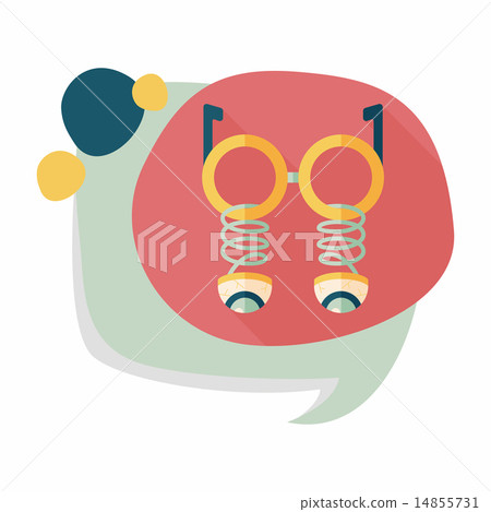 Halloween toy flat icon with long shadow,eps10 Halloween toy flat icon with long shadow,eps10 14855731