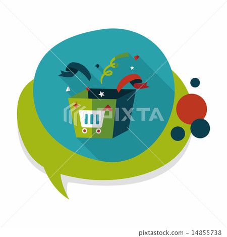 shopping present flat icon with long shadow,eps10 shopping present flat icon with long shadow,eps10 14855738