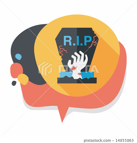 grave flat icon with long shadow,eps10 grave flat icon with long shadow,eps10 14855863