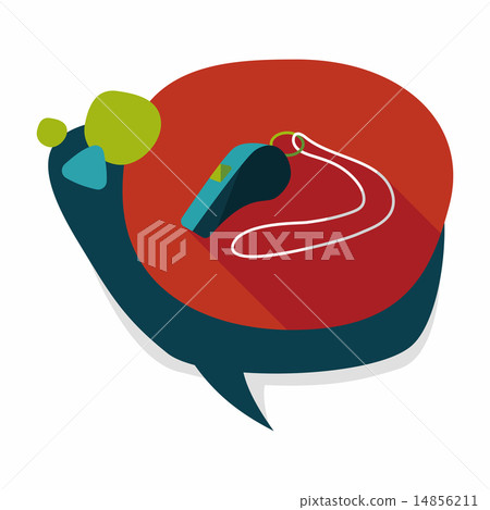 whistle flat icon with long shadow,eps10 whistle flat icon with long shadow,eps10 14856211