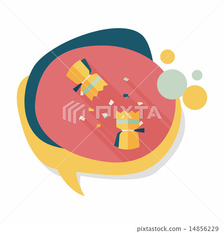 Christmas cracker flat icon with long shadow,eps10 Christmas cracker flat icon with long shadow,eps10 14856229