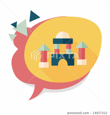 brick house flat icon with long shadow brick house flat icon with long shadow 14857322