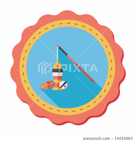 Pet cat toy flat icon with long shadow,eps10 Pet cat toy flat icon with long shadow,eps10 14858965