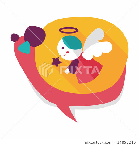 angel flat icon with long shadow,eps 10 angel flat icon with long shadow,eps 10 14859219