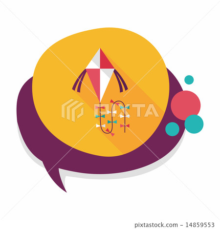 kite flat icon with long shadow,eps10 kite flat icon with long shadow,eps10 14859553