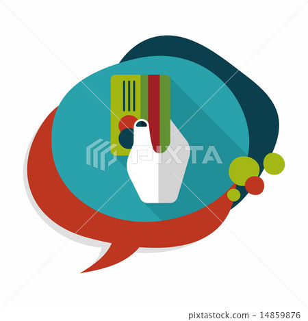 shopping credit card flat icon with long shadow,eps10 shopping credit card flat icon with long shadow,eps10 14859876