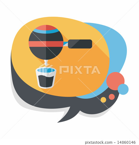 grinding coffee machine flat icon with long shadow,eps10 grinding coffee machine flat icon with long shadow,eps10 14860146