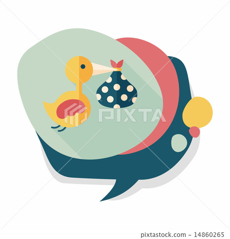 bird and baby flat icon with long shadow,eps10 bird and baby flat icon with long shadow,eps10 14860265