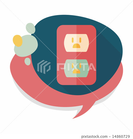Environmental protection concept flat icon with long shadow,eps1 14860729