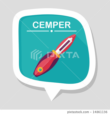 kitchenware fruit knife flat icon with long shadow,eps10 kitchenware fruit knife flat icon with long shadow,eps10 14861136