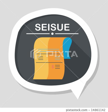 shopping credit card bill flat icon with long shadow,eps10 shopping credit card bill flat icon with long shadow,eps10 14861142