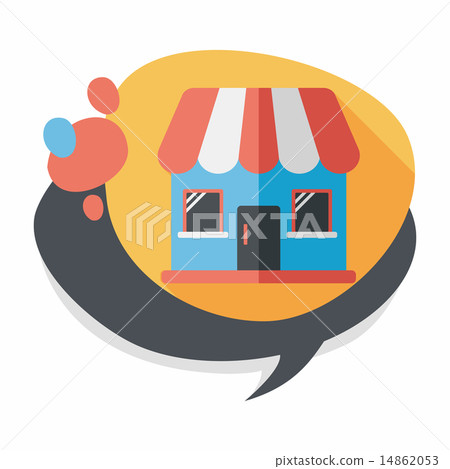 Building house flat icon with long shadow,eps10 Building house flat icon with long shadow,eps10 14862053