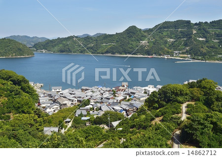 從Mitarashi歷史的View Hill公園觀看 14862712