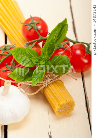 Italian basic pasta ingredients 14872142