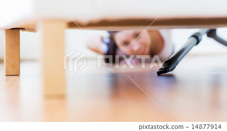 close up of woman with vacuum cleaner at home close up of woman with vacuum cleaner at home 14877914