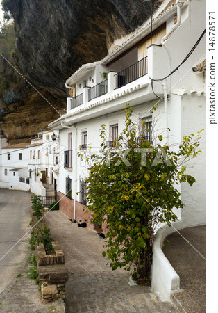 Dwelling houses built into rock Dwelling houses built into rock 14878571