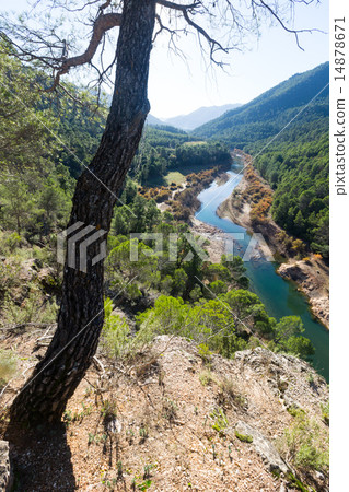 Mountains landscape with river Mountains landscape with river 14878671
