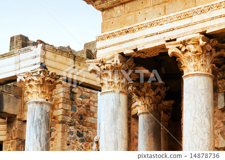 Closeup of Roman Theatre at Merida Closeup of Roman Theatre at Merida 14878736