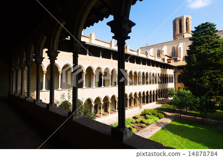 Cloister of Pedralbes Monastery at Barcelona 14878784