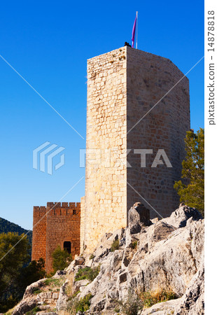 Saint Catherine Castle at rock in Jaen 14878818